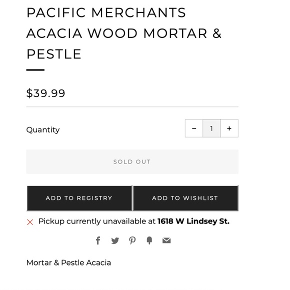 Brand new. Never Used. Great gift. Pacific Merchants Wood Mortar and Pestal - Picture 2 of 3